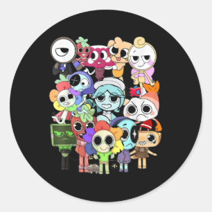 Dandys World, Costume For Birthday Classic Round Sticker