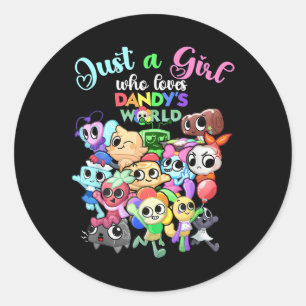 Dandys World Costume Girls _ Girl Who Loves Dandys Classic Round Sticker