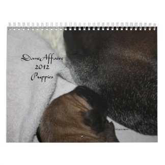 Dane Affaire - 2012 Puppies Calendar