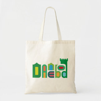 Danebod Colourful Green Logo Tote Bag