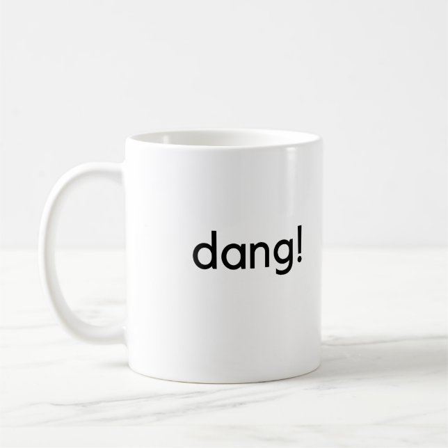 dang! coffee mug (Left)