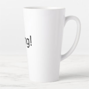 dang! latte mug