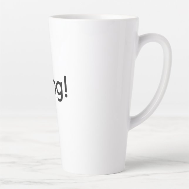 dang! latte mug (Right)