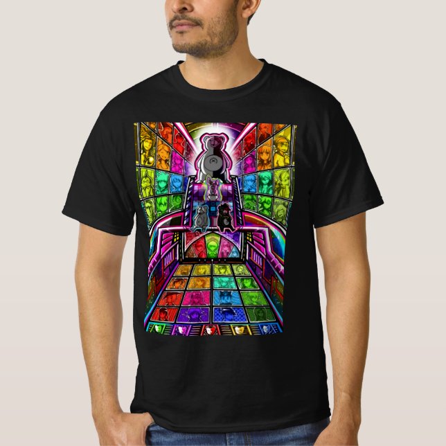 Danganronpa monokuma funny T-Shirt (Front)