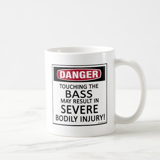 Danger Bass Coffee Mug (Right)