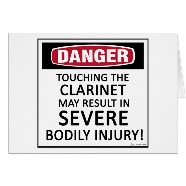 Danger Clarinet (Front Horizontal)