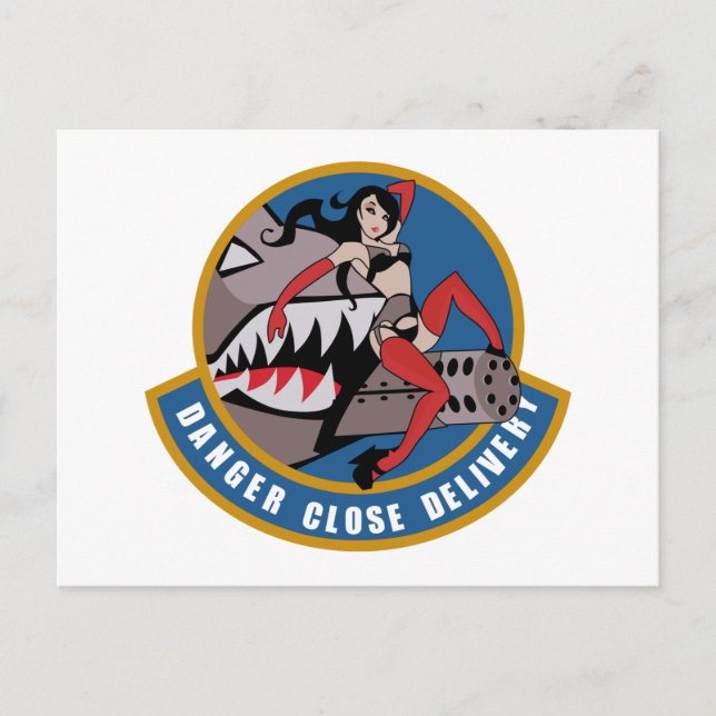 DANGER CLOSE DELIVERY VELCRO MORALE PATCH - FULL C POSTCARD (Front)