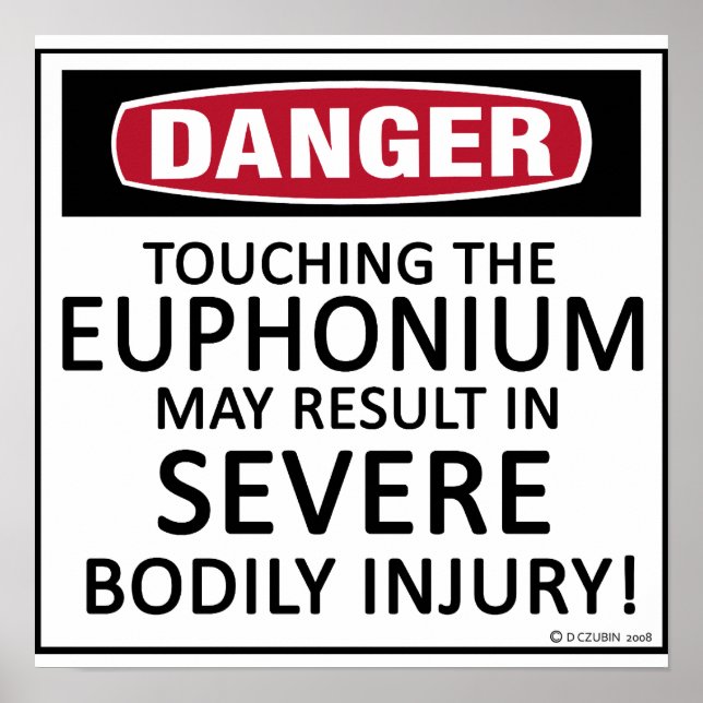 Danger Euphonium Poster (Front)