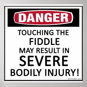 Danger Fiddle Poster