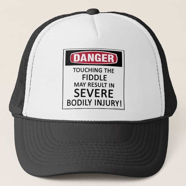 Danger Fiddle Trucker Hat (Front)
