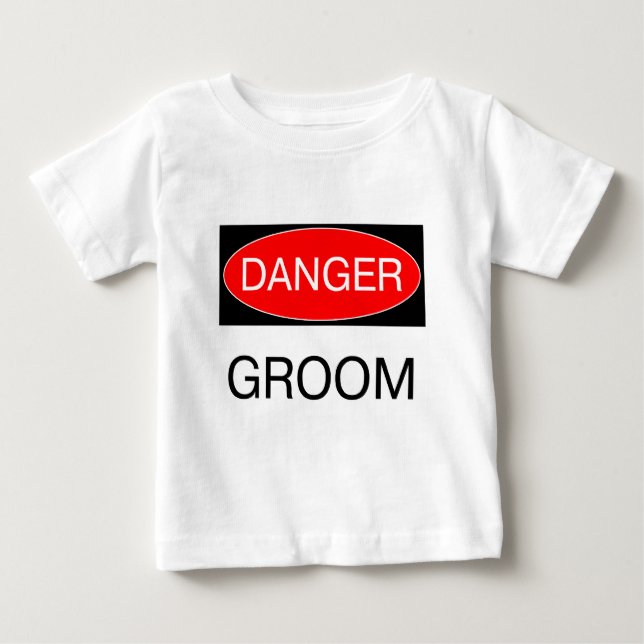 Danger - Groom Funny Wedding T-Shirt Mug Hat Apron (Front)
