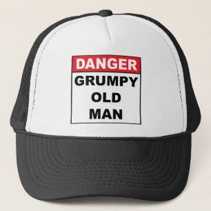 Danger: Grumpy Old Man Trucker Hat