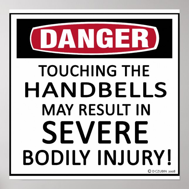 Danger Handbells Poster (Front)