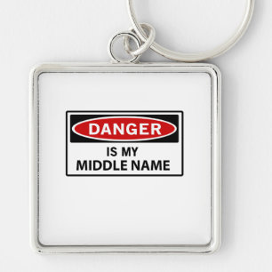 Danger Key Ring