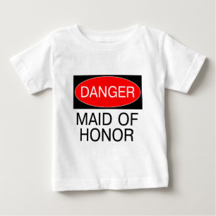Danger - Maid Of Honour Funny Wedding T-Shirt Mug