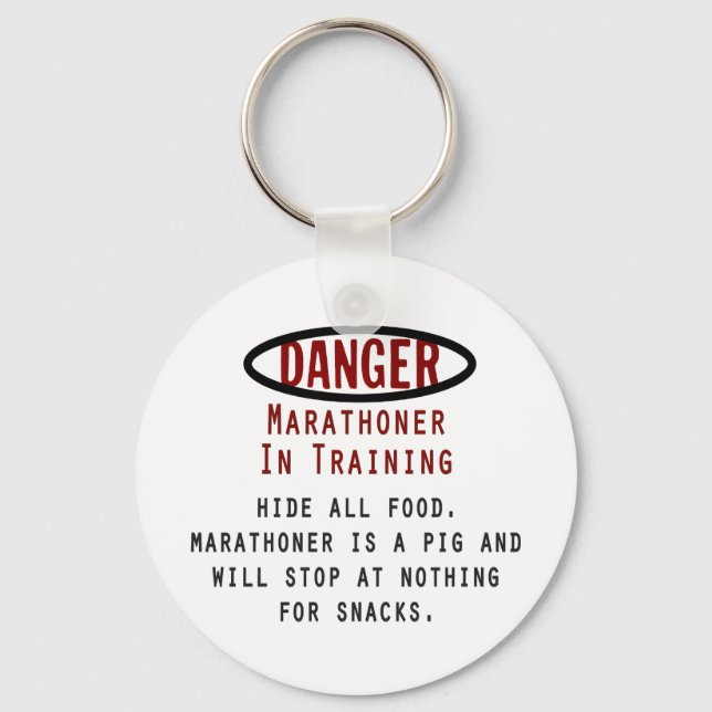 Danger Marathoner Key Ring (Front)