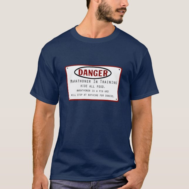 Danger Marathoner T-Shirt (Front)