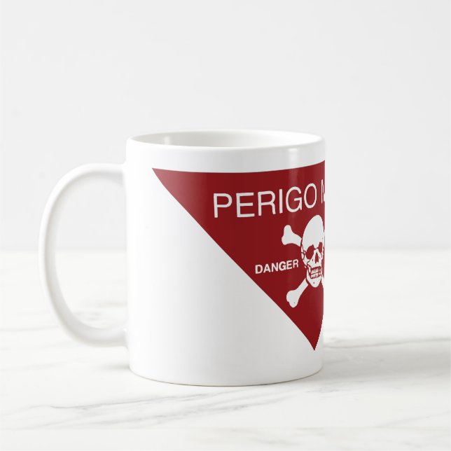 Danger Mines! Coffee Mug (Left)