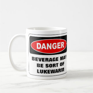 danger mug - customised text