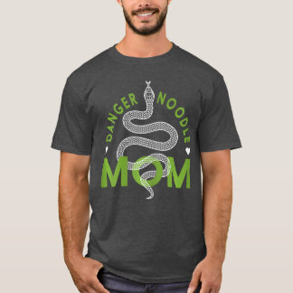 Danger Noodle Mom Herpetology Reptile Mother Snake T-Shirt