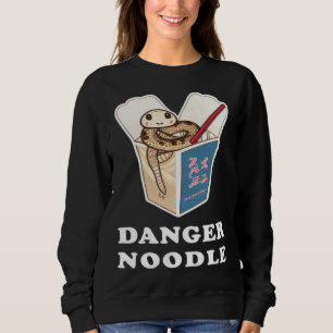 Danger Noodle Snake Kids Snakes Meme Ball Python Sweatshirt