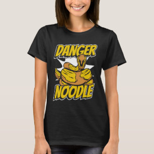 Danger Noodle Snake Owner Snake  Banana Ball Pytho T-Shirt