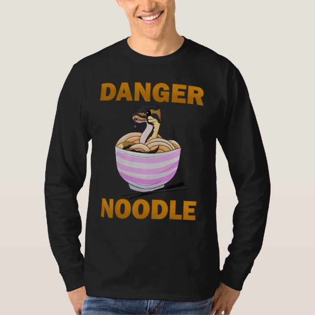 Danger Noodle Tee Ball Python Snake Lover (Front)