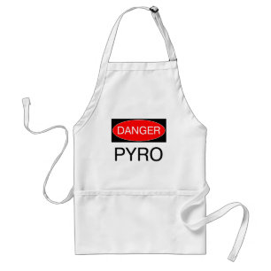 Danger - Pyro Funny Pyrotechnician T-Shirt Mug Bag Standard Apron