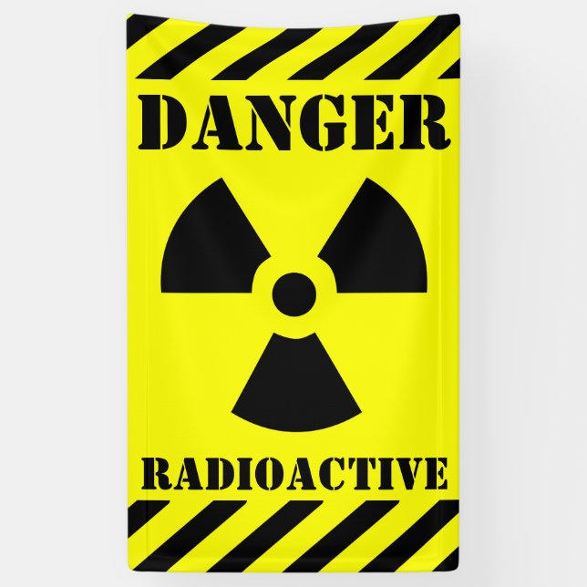 Danger Radioactive Sign Halloween (Vertical)