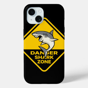 Danger Shark Zone iPhone 15 Case