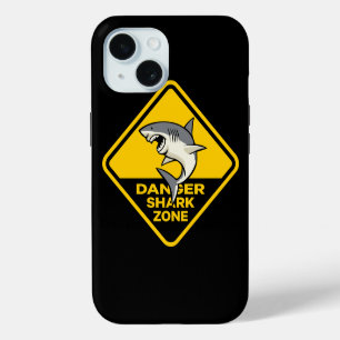 Danger Shark Zone iPhone 15 Case
