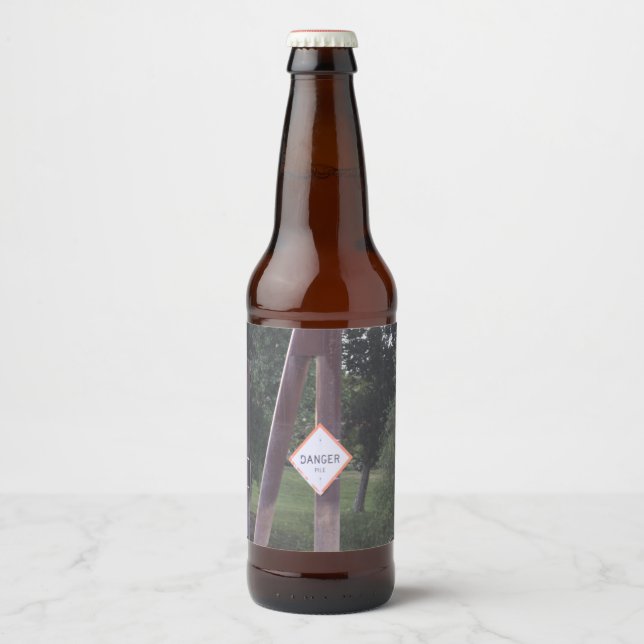 Danger Sign Bottle Label (Front)