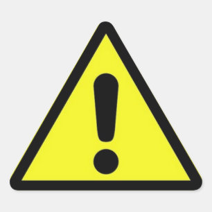 Danger Sign Sticker