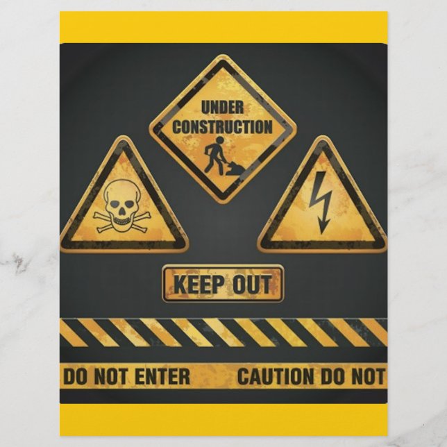 Danger Signs (7) garcya Flyer (Front)