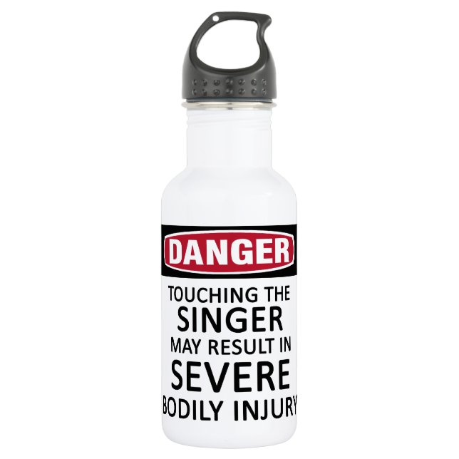 Danger Singer 532 Ml Water Bottle (Front)