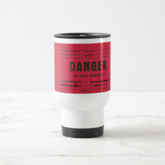 Danger Tag Customisable Coffee Mugs