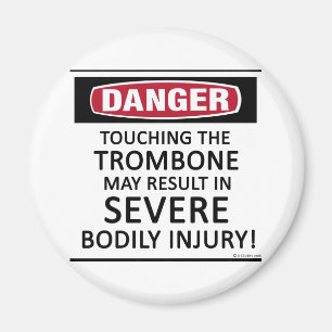 Danger Trombone Magnet