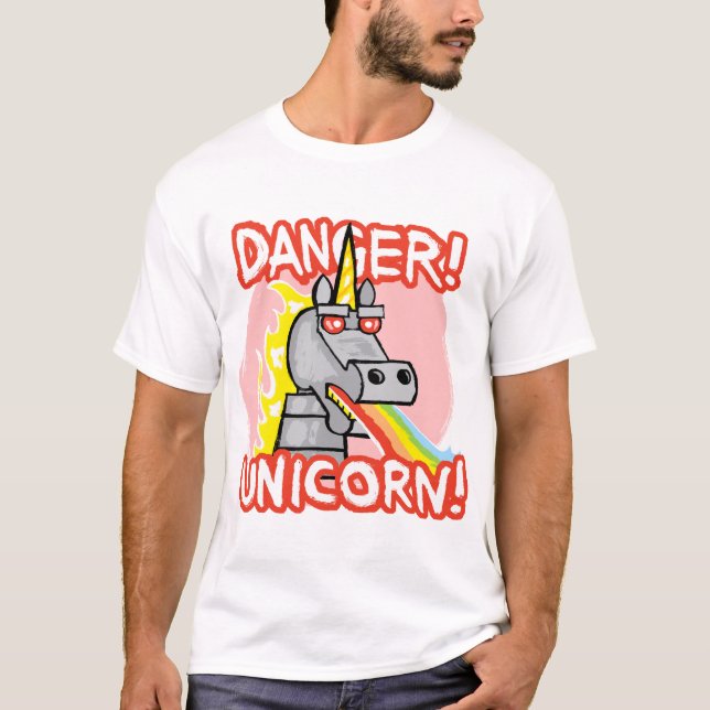 Danger! Unicorn! T-Shirt (Front)