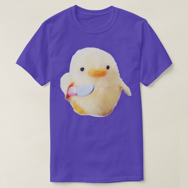 dangerous duck with knife T-Shirt (Design Front)