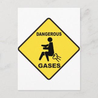 Dangerous Gases Postcard