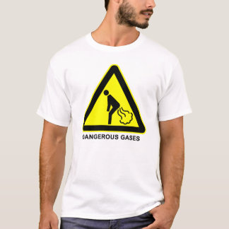 Dangerous Gases Warning Sign T-Shirt