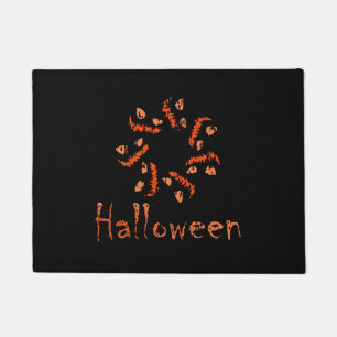 dangerous halloween, happy halloween doormat