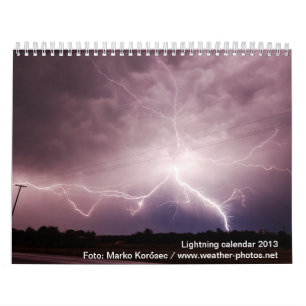 Dangerous Lightning 2013 calendar