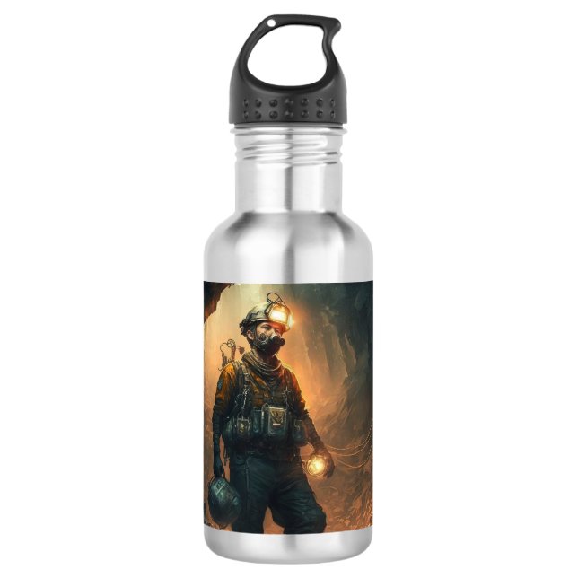 Dangerous Mines 532 Ml Water Bottle (Front)