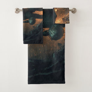 Dangerous Mines Bath Towel Set