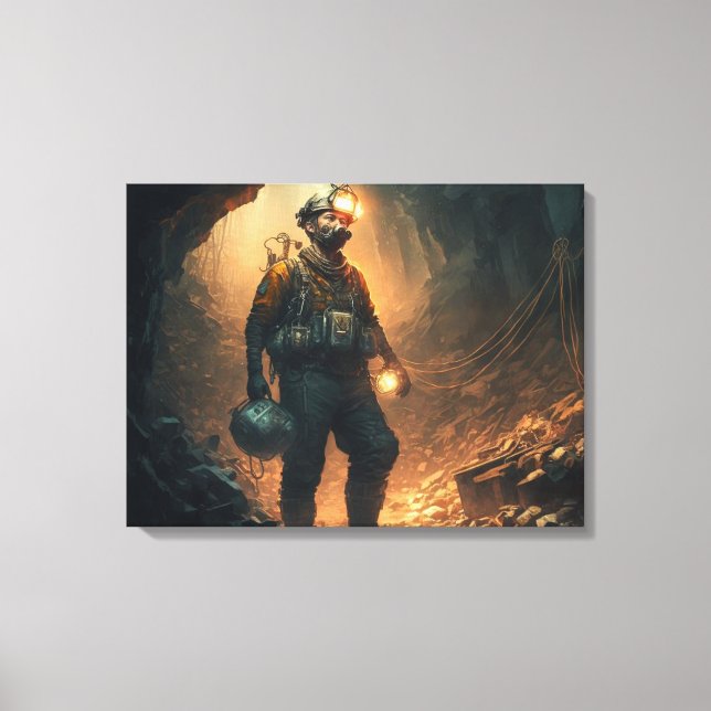 Dangerous Mines Canvas Print (Front)