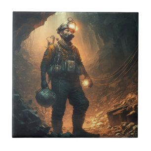 Dangerous Mines Ceramic Tile