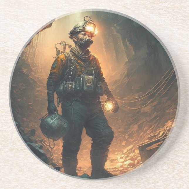 Dangerous Mines Coaster (Front)