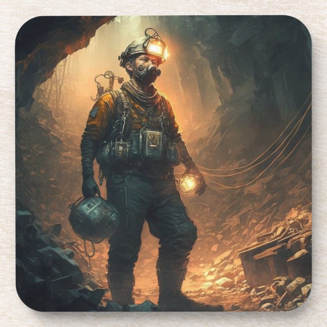 Dangerous Mines Coaster (Front)