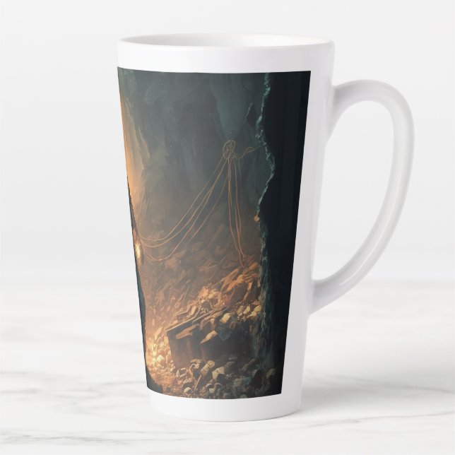 Dangerous Mines Latte Mug (Right)